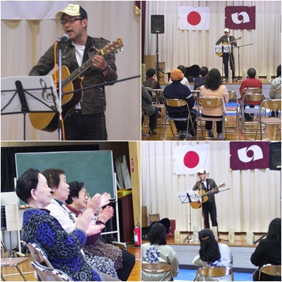 シンガーソングライターそえんじさんの様子