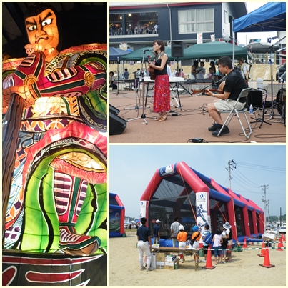 四倉のねぶたも姿をあらわしました!