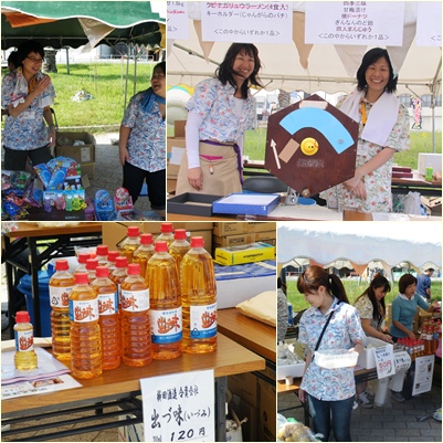 ふるさと産品コーナー出展の様子